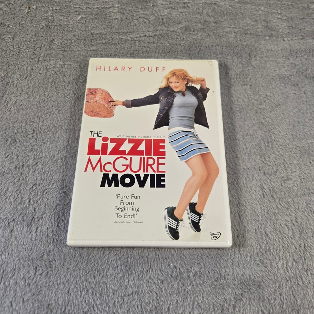The Lizzie McGuire Movie DVD 2003 Walt Disney Hilary Duff Widescreen Fullscreen